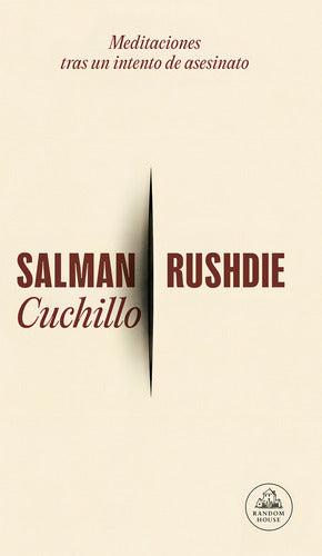 Cuchillo: Aplica, De Salman Rushdie. Aplica, Vol. 1. Editorial Random, Tapa Blanda, Edición 1 En Español, 2024