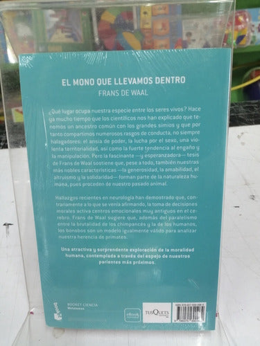 El Mono Que Llevamos Dentro. ¿heredamos De Nuestros Ancestros Algo Más Que El Ansia De Poder Y Una Violenta Territorialidad?, De Waal, Frans De. Editorial Bo...