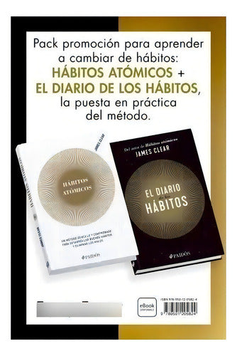 Pack Habitos - Habitos Atomicos + Diario De Habitos - Clear, De Clear, James. Editorial Paidós, Tapa Blanda En Español