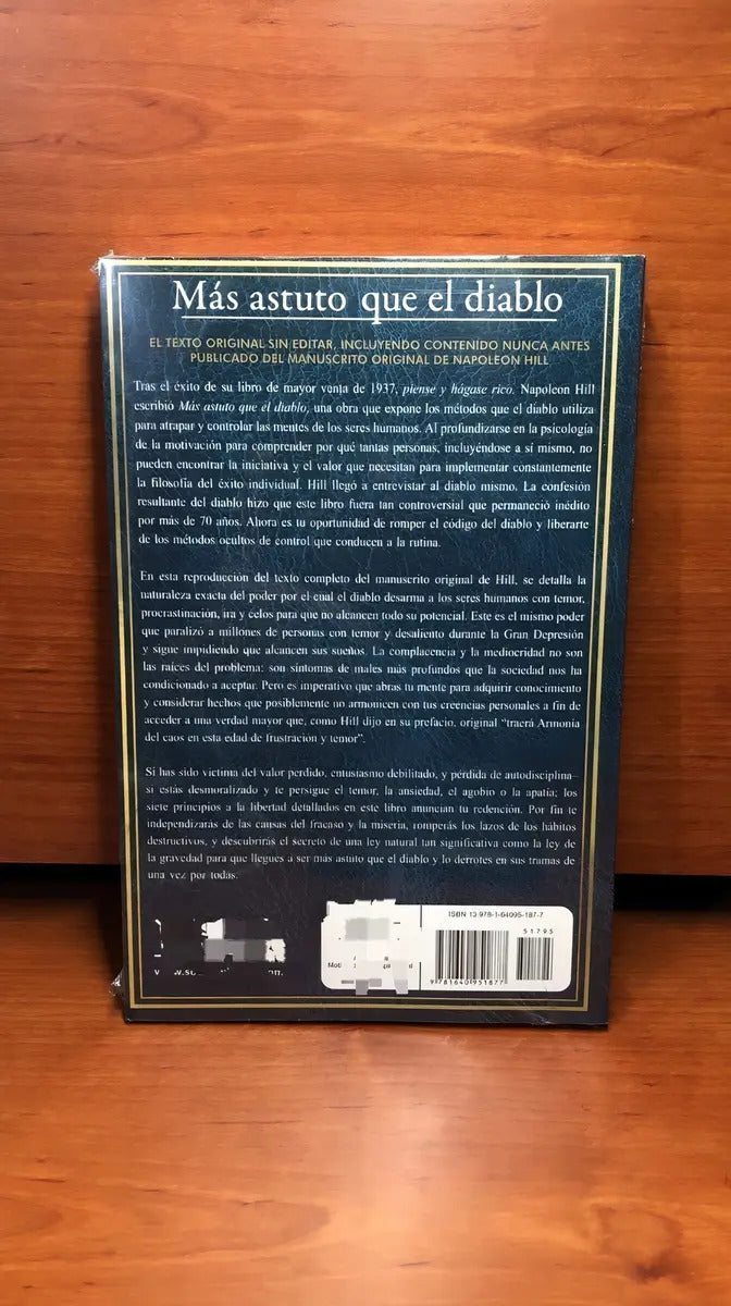 Libro Más Astuto Que El Diablo - Napoleon Hill
