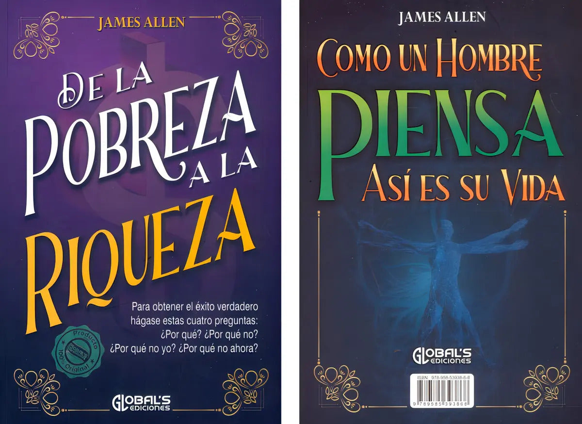 De La Pobreza A La Riqueza | Como Un Hombre Piensa Así Es, De James Allen. 9585393868, Vol. 1. Editorial Editorial Ediciones Modernas, Tapa Blanda, Edición 2023 En Español, 2023
