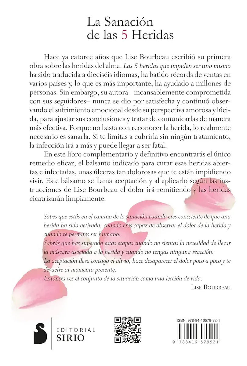 Libro Sanacion De Las 5 Heridas, La, De Bourbeau Lise. Editorial Sirio, Tapa Blanda En Español, 2022