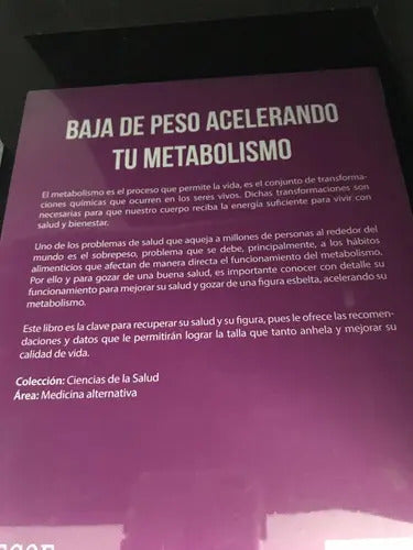 Baja De Peso Acelerando Tu Metabolismo, De David Ludwig. Editorial Ecoe Ediciones, Tapa Blanda, Edición Ecoe Ediciones En Español, 2017