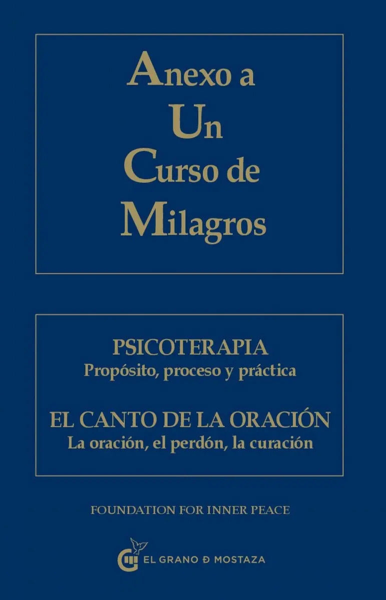 Libro Anexo A Un Curso De Milagros /