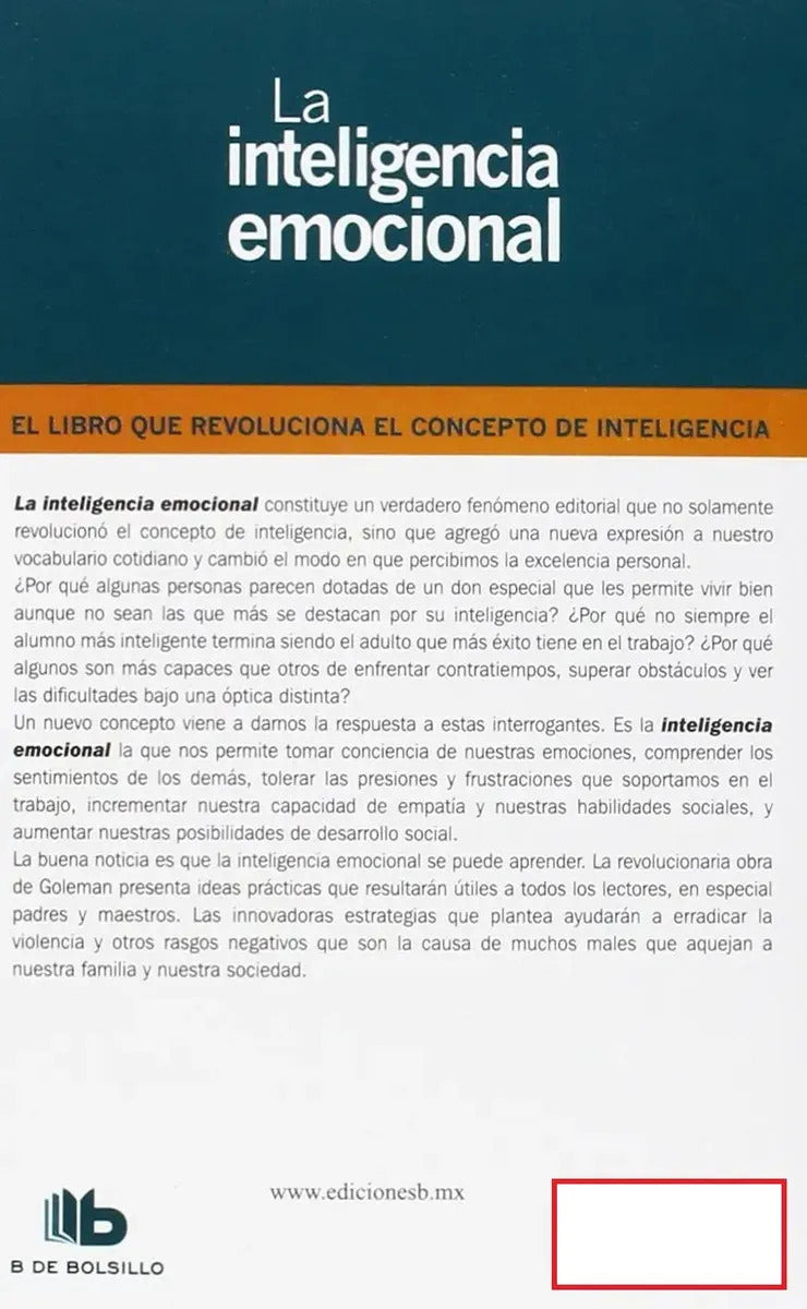 Libro La Inteligencia Emocional /914