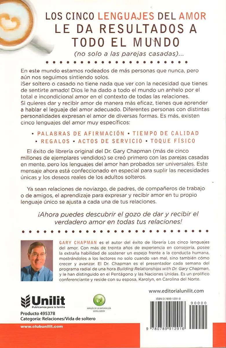 Libro Los Cinco Lenguajes Del Amor Para Solteros