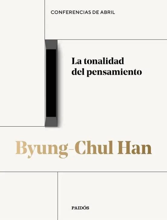 Libro La Tonalidad Del Pensamiento /byungchul Han
