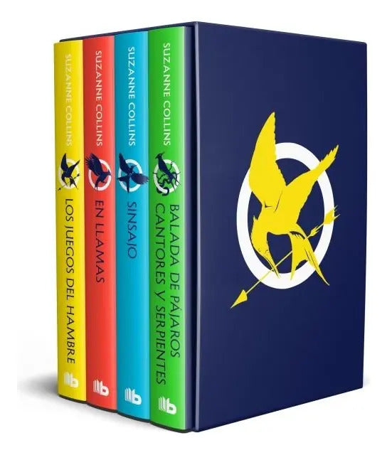 Libro Estuche Los Juegos Del Hambre Con Diseño Nuevo Internaciona, De Suzanne Collins. Editorial B De Bolsillo, Tapa Blanda, En Castellano