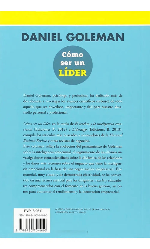 Como Ser Un Lider Daniel Goleman Tapa Blanda De Bolsillo
