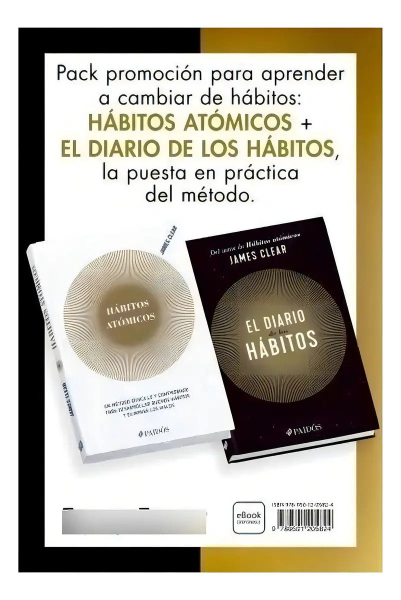 Pack Habitos - Habitos Atomicos + Diario De Habitos - Clear, De Clear, James. Editorial Paidós, Tapa Blanda En Español